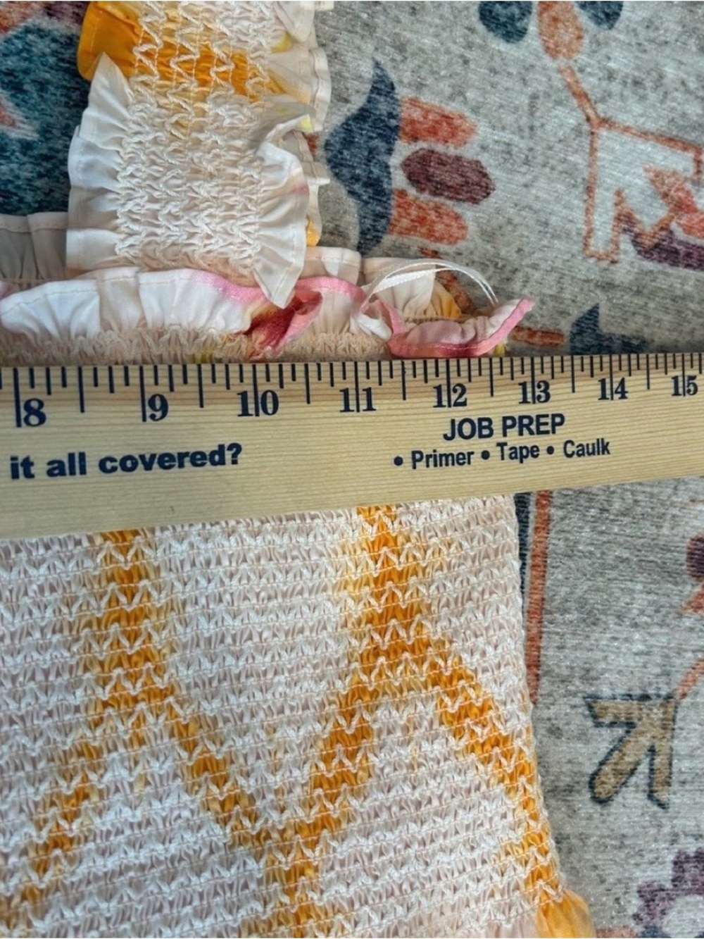 Rails Off White Maxi Dress with Pink & Yellow Tie-Dye - Picture 3 of 10